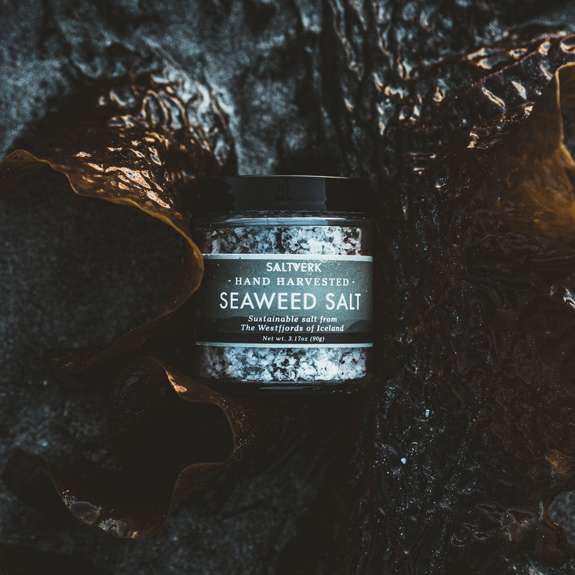 Algae salt hand-picked on the coasts of Iceland